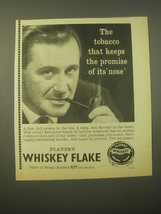1965 Player&#39;s Whiskey Flake Advertisement - The tobacco that keeps the promise - £14.50 GBP