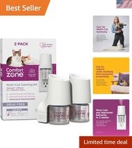 Multi Cat Calming Diffuser: 2 Pheromone Diffusers &amp; 2 Refills - $50.60