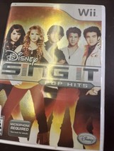 Disney Sing It Pop Hits (Nintendo Wii, 2009)-Complete With Manual - £4.59 GBP
