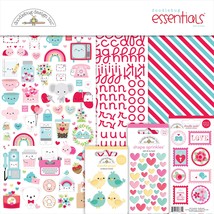 Doodlebug Essentials Page Kit 12&quot;X12&quot;-Lots Of Love - £19.51 GBP