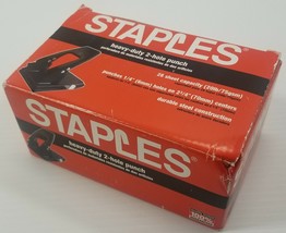 N) Staples Heavy Duty 2-Hole Punch 28 Sheet Capacity 1/4&quot; Holes Desk Off... - $236.82 MXN