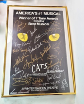 CATS Cast Signed Poster 1981 Broadway Winter Garden VINTAGE 1980s - £92.42 GBP