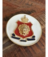 Rare Vintage Accessocraft Lion Crest Belt Buckle - £31.13 GBP