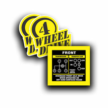 Transmission Shift Pattern Decal Fits Jeep Willys Twin Stick Conversion SM420 - £10.93 GBP