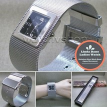 Silver Color Women Wrist Watch Quartz Bangle Bracelet Watch Steel Mesh B... - £20.69 GBP