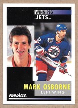 1991-92 Pinnacle #96 Mark Osborne Winnipeg Jets - £1.60 GBP