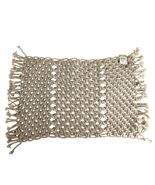 Anko Beige Macrame Placemat or Wall Hanging from Australia 14x18&quot; Fringe... - $372.99 MXN