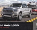 2022 Ram Truck 1500 DT Owner&#39;s Manual Original [Paperback] Ram - £28.12 GBP