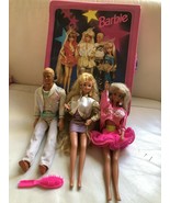 1993 Barbie Hollywood Case, 1991 Sensation Ken Doll, 1992 Hollywood Hair... - £143.35 GBP