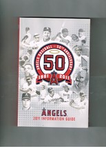 2011 Los Angeles Angels Media Guide MLB Baseball Trout Hunter Abreu Santana - £27.26 GBP