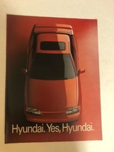 1990 Hyundai Car Vintage Print Ad Advertisement PA2 - $7.91