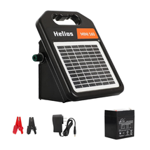 10 Miles Solar Electric Fence Charger with Day or Night Mode, 0.11 Joule Portabl - £165.17 GBP