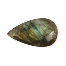 39.01 Carats TCW 100% Natural Beautiful Labradolite Pear Cabochon Gem by DVG - £13.85 GBP