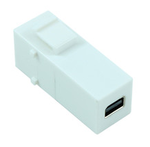 Keystone Jack Insert/Coupler Type - Mini Displayport Female/Female White - £20.44 GBP