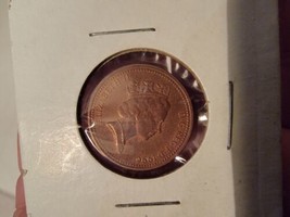 1996 Great Britain 1 Penny Coin Queen Elizabeth Reg FD - $11.75