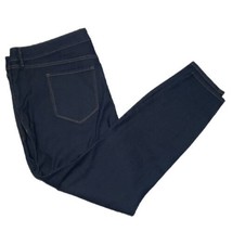 Old Navy Women&#39;s Jeans 24 Plus Super Skinny Dark Blue Stretch - £14.55 GBP