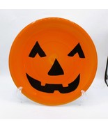 Style-Eyes By Baum Bros Jack-O-Lantern 12&quot; Orange Ceramic Plate Hallowee... - $147.96 MXN