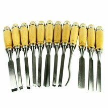 Wood Carving Hand Chisel Tool Set Professional Woodworking Gouges Steel ... - £31.96 GBP