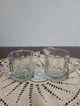 Vintage EAPG Indiana Glass #165 Hexagonal Cream and Sugar Set - £18.62 GBP