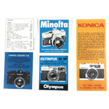 Vintage Camera&#39;s print ad lot Yashica Minolta Olympus Konica Kodak print ad lot - £13.14 GBP