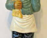 Vintage Midwestern Home Products Ceramic 23&quot; Tall French Waiter Sculpture - $127.71