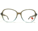 Maui Jim Eyeglasses Frames MJO2119-06E Clear Brown Blue Round Full Rim 5... - $37.14