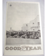 1919 Ad Goodyear Tires at the Alamo with 4 busses &amp; United States Tires - €8,67 EUR