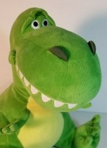 Toy Story Rex Plush Kohls Cares 12&quot;  Disney Dinosaur T-Rex Stuffed Animal Green - £15.52 GBP