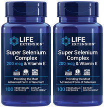 Super Selenium Complex &amp; Vitamin E 200 Mcg 200 Capsule Life Extension - £18.35 GBP