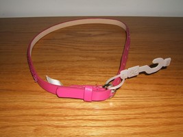 New York &amp; Co. Rose Pink Leather Beaded Ladies Belt Size S/M (New) - £7.77 GBP