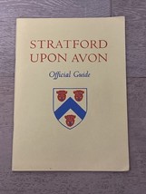 1960s STRATFORD UPON AVON OFFICIAL GUIDE Map, History and Advertisements - $9.00