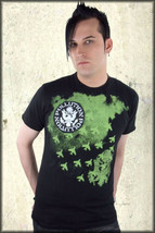 Pollution Clothing Military Planes Jets Sewn Patch Mens T-Shirt Black M-XXL NEW - £38.88 GBP