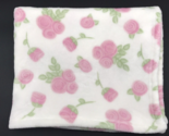 Hudson Baby Blanket Rose Single Layer Plush Floral - £23.52 GBP