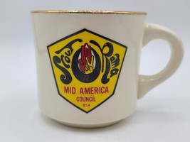 VINTAGE 1972 &quot;Scout O Rama&quot; Mid AMERICA Council Coffee Mug/Cup - Boy Scouts - £9.72 GBP