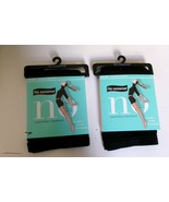 2 No nonsense seamless slip short Size Small Black nylon spandex blend - $289.99 MXN