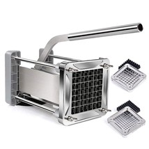 French Fry Cutter, Professional Potato Cutter Stainless Steel With 1/2-I... - £93.03 GBP