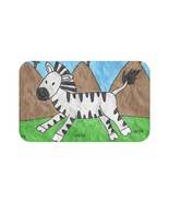 Zebra Graphic Hipster Zebra Animal Bath Mat - £41.34 GBP