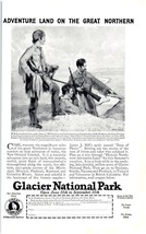 Great Northern Railroad Glacier National Park Magazine Ad Print Advertising - £10.11 GBP