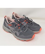 Asics Gel Venture Womens 8 Running Shoe Gray Orange Trail Running 8.5 - £38.10 GBP