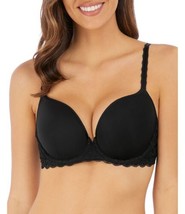 Wacoal Womens Raffine Contour Demi Bra,Size 32 D,Black - £54.37 GBP