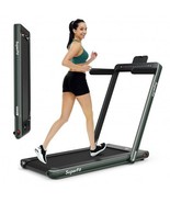 2-in-1 Electric Motorized Health and Fitness Folding Treadmill with Dual... - €396,18 EUR