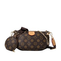 Famous  Bag  Crossbody Bag 3-in-1 Vintage Handbag PU Leather Tote Bags Fashion M - $38.85