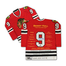 Bobby Hull Red Career Jersey - Autographed - LTD ED 399 - Chicago Blackh... - £676.29 GBP