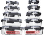 Food Storage Containers Set With Lids Airtight, Meal Prep Containers For... - $59.99