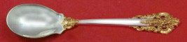 Grande Baroque Gold Accents by Wallace Sterling Ice Cream Spoon 6 1/8&quot; C... - £70.43 GBP