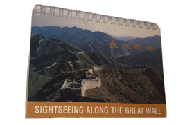 Sightseeing Along The Great Wall Vintage Souvenir Spiral Tourist Book Po... - £210.15 GBP