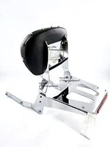 JMEI Stud Sissy Bar Backrest Luggage Rack for Honda Shadow Aero VT 750 V... - £114.09 GBP