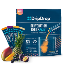 Dripdrop Hydration - Electrolyte Powder Packets - Mango, Acai, Passion Fruit, Pi - £46.15 GBP