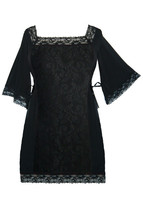 2X 14 16 Elegance Corset Top ~ Black ~ Dare to Wear ~ Lace Overlay - £60.91 GBP