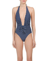 NWT WeWoreWhat We Wore What Brooklyn Estate Blue Dot One Piece Swimsuit S - $45.00